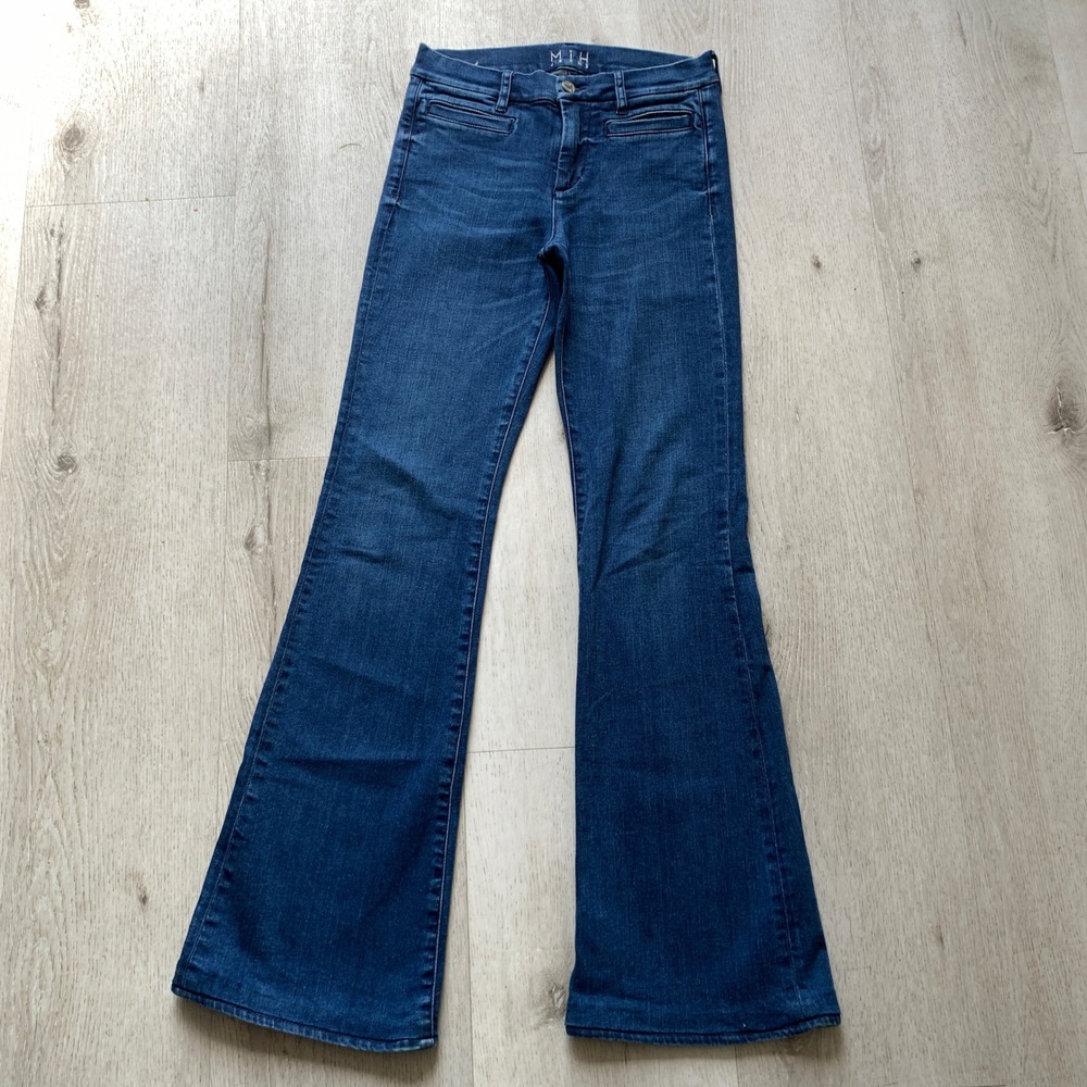MIH‎ Jeans Womens Marrakesh Mid Rise Kick Flare Denim 26